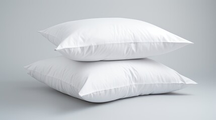 pillow protector waterproof isolated on white generative AI