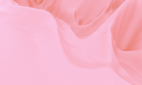 Pink rose waves background.