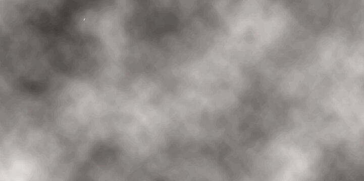 Stormy Grey Cloudy Sky Background. Textured Smoke,Abstract Black,isolated On White Background. Texture Of Smoke On Black. Brushed Texture Abstract Dark Wall .Smoke White Group On Dark 

