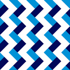 Seamless pattern with geometric motifs in three colors