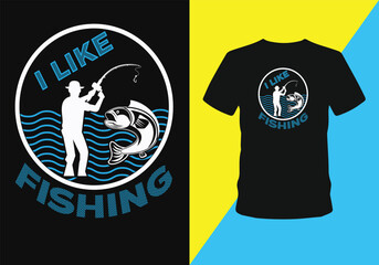 Fishing t-shirt design