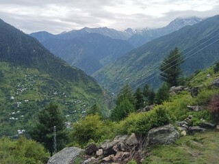 Fototapeta na wymiar Highest Mountains in Kaghan Valley Pakistan