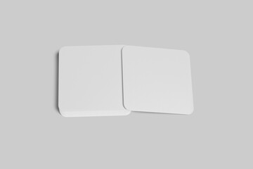 Square Sticker Blank Mockup