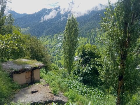 Valley Kaghan Naran Beautiful Village Images Taken During Spring 2023