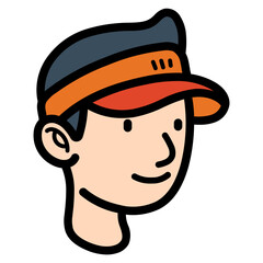 visor filled outline icon style