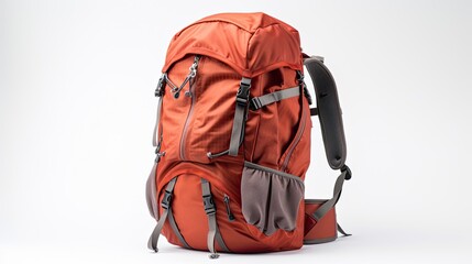backpack isolated on white generative AI