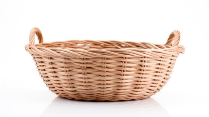 Obraz premium basket isolated on white generative AI