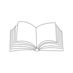 Book Line Icons Editable Stroke.