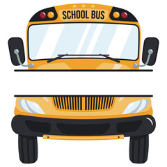 School Bus Driver Split Name Frame Template