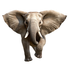 Fototapeta na wymiar Elephant isolated on transparent background