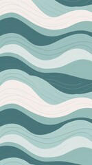 Minimalist Vertical Wave Pattern - AI Generated