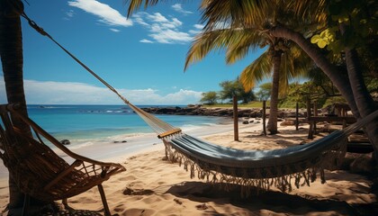 hammock on the beach