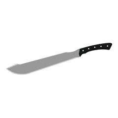 Machete vector isolated on white background