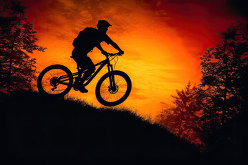 Cycling Adventure in the Sunset