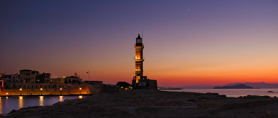 Obraz premium Chania Lighthouse
