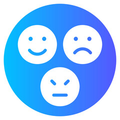 feedback gradient icon