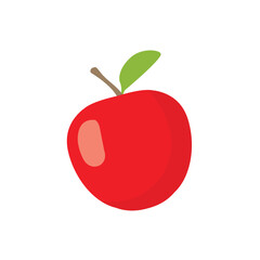 Red apple vector icon