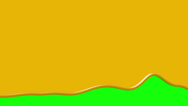 honey drip motion effect animation wipe out green screen background
