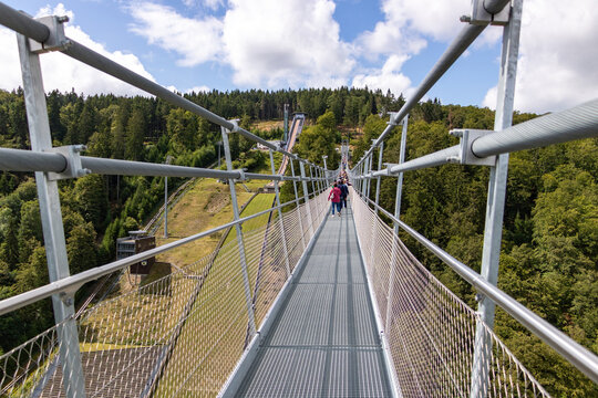 Skywalk Suspension bridge in Willingen, Germany

