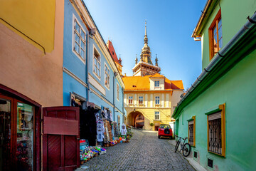 Altstadt, Schäßburg, Sighișoara, Rumänien 