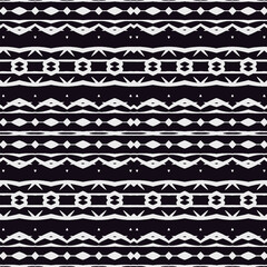 Black and white  pattern . Figures ornament.Seamless pattern for fashion, textile design,  on wall paper, wrapping paper, fabrics and home decor.