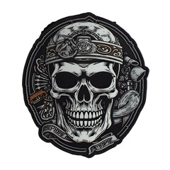 Skull Sticker - PNG File