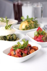 Turkish appetizer plate