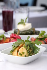 Turkish appetizer plate