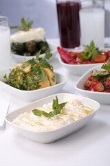 Turkish appetizer plate