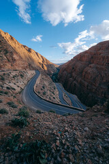 Dades Gorges: Nature masterpiece in Morocco, a stunning canyon with dramatic rock formations and picturesque landscapes, perfect for outdoor exploration. High quality photo - 632681320