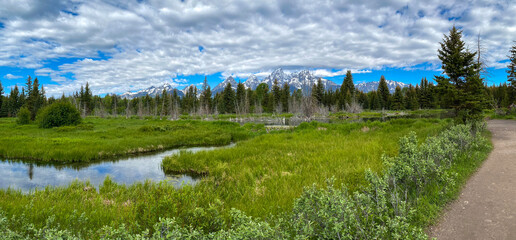 Schwabacher trail panoramic