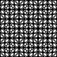 Black and white  pattern . Figures ornament.Seamless pattern for fashion, textile design,  on wall paper, wrapping paper, fabrics and home decor.