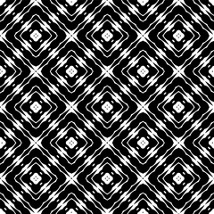 Black and white  pattern . Figures ornament.Seamless pattern for fashion, textile design,  on wall paper, wrapping paper, fabrics and home decor.