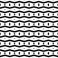 Black and white  pattern . Figures ornament.Seamless pattern for fashion, textile design,  on wall paper, wrapping paper, fabrics and home decor.