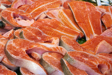 fresh fish in bazaar