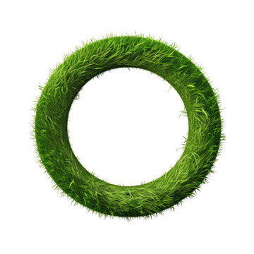 Grass circle, depicted in 3D.