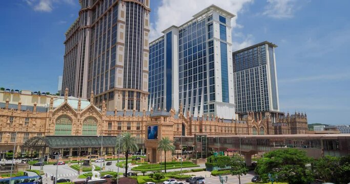 Macau city downtown in Taipa district