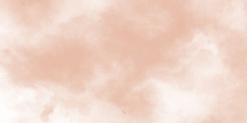 Peach abstract watercolor texture background. Vector beige watercolour pattern. Pastel watercolor brush texture. Autumn water color background