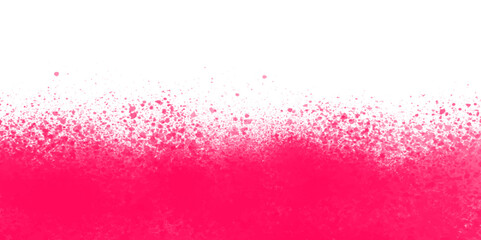 Abstract pink powder splatted background,Freeze motion of color powder exploding/throwing color powder,color glitter texture on white background.
