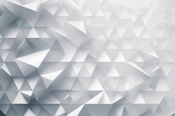 Abstract Background with White Triangles, Generative AI
