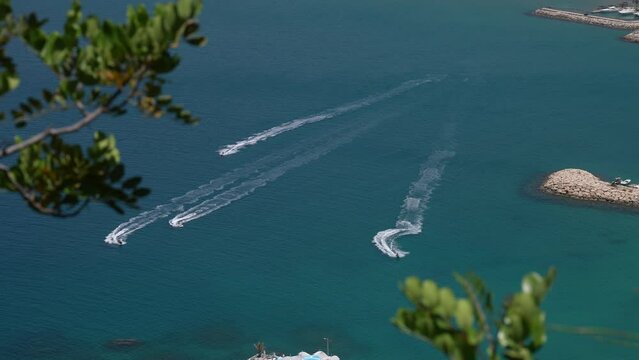 Speedboats in the sea North Governorate Hamat Lebanon