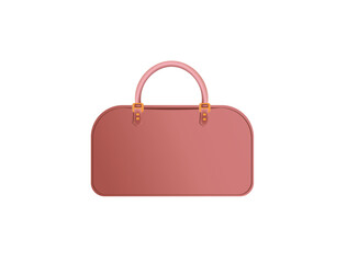 Vector illustration of a stylish handbag on a white background