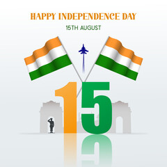 15th August, India Independence Day,banner Social Media, Story ,vector illustration, of 15th August, story design. poster. template. social media Posts. vector. 15th august. happy indepen, 76 years of