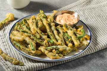 Homemade Deep Fried Green Beans