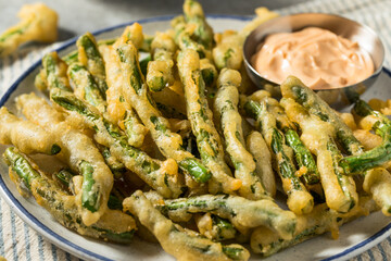 Homemade Deep Fried Green Beans