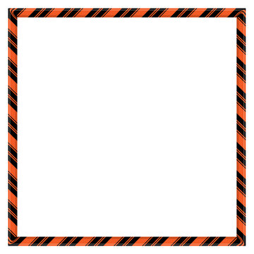 Design frame for halloween with white background