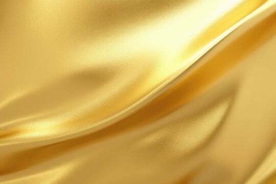 Shimmering Gold Foil Background with Light Reflections Generative AI