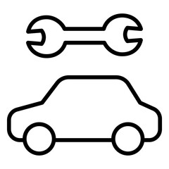 Outline Car repair icon