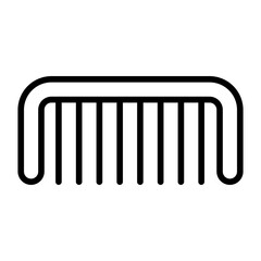 Outline Comb icon