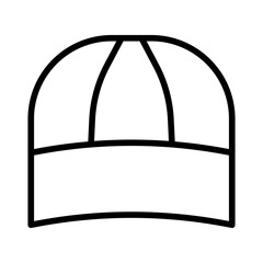 Outline cap icon